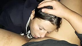 Girlfriend Licks Pussy in Homemade Lesbian Cunilingus POV