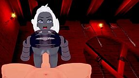 cerberus triple demon intense sex with judgement prosecutor