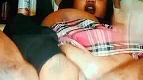 Chubby Queen Creaming With Big Tits In Gay Scene.