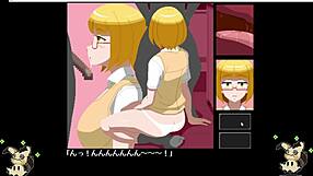 hentai game pixel game cojiendo en la escuela con una zorra tetona
