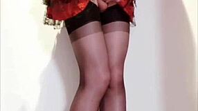 Wow! Selena Masturbating in Tight Court Corset