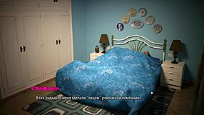 3D animated American housewife gets gang banged