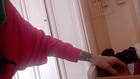 Stepmother’s wet panties show that she shares the same desires as you