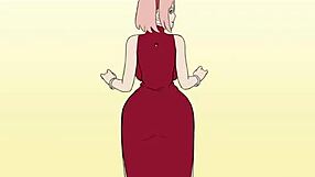 Sakura Haruno Animated Rule34Compilation
