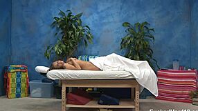 Massage leads to adult sex with deep tissue and oral pleasure