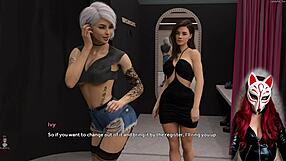 In Steps of Debauchery 16, buying a sexy dress leads to public temptation