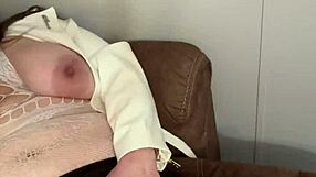 Sexy Minxycme Sucking My Dildo Homemade Lesbian Toys!