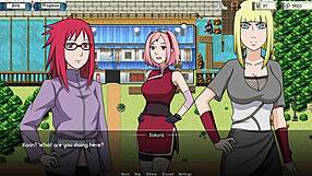 Naruto hentai with 75 naked ninja babes in action