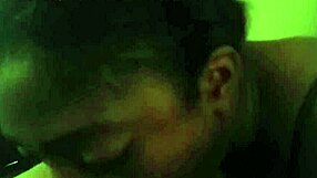 Ebony sucking black cock in this scene