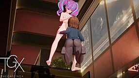 Anime Nobara Fucks Futanari in Jujutsu Hentai!