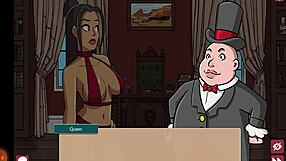 hg queens brothel girl creates group blowjob slut