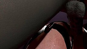 3D animated hardcore sex with a stripper and a monster cock