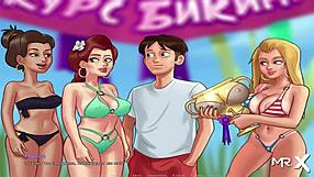 Summertime Saga Uncensored Cartoon Blowjob Leading To Milk Extraction Scene 96