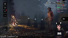 Vtuber lewdneko spanked in dbd