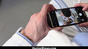 i'm the doctor blowing the patient's big cock in the hospital