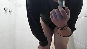 i'm masturbating in the bathroom with a vibrator part 1