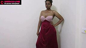 Big-boobed Indian femdom humiliates and satisfies her partner