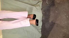 Amateur milf engages in intimate webcam anal fetish session.