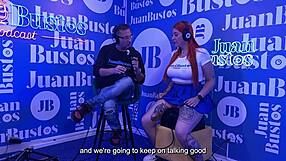 Andrea Pardo cums five times on sex machine during Juan Bustos podcast. Intense blowjob and pussy sucking included.