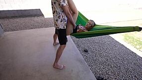 Outdoor amateur sex with a big dick and a cumshot