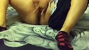 A wife has sex with her husband while also sucking another man’s penis in a threesome