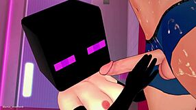 Girlfriend in fishnets ready to fuck before bed