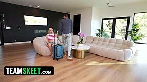 desperate nanny fingers herself for extra cash on teamskeet