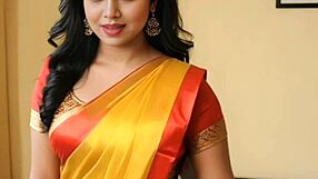 Step-sister’s big tits and skill with a blowjob make for a hot scene in this Indian porn story