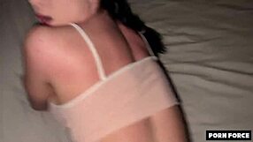 Busty petite teen turns 19 and gets fucked