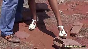 AFRICAN THREESOME FUCK ORGY IN NATURE