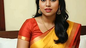 Step-sister’s big tits and skill with a blowjob make for a hot scene in this Indian porn story