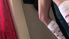 busty petite 18+ with cute body is fingered until female orgasm and gets that pussy wet