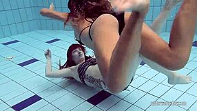 Russian Babes Katrin And Lucy Bathe In Bikini Underwater