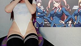 Hentai featuring big tits and anal sex in college setting