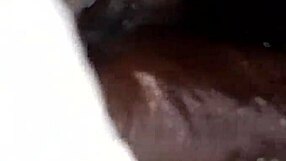 Is your girlfriend's tight pussy wet while drilling with pants on?