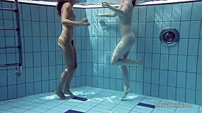 Russian Babes Katrin And Lucy Bathe In Bikini Underwater