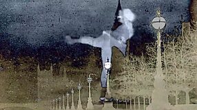 Retro black on black vintage design