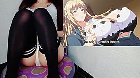 Hentai featuring big tits and anal sex in college setting