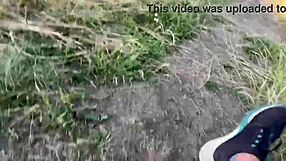 Wow, fucking my young girlfriend after pissing outdoors with her shaved pussy!