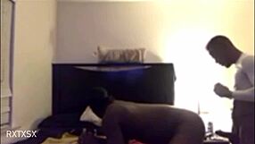 muscle bodybuilder beats black booty bareback in gay hardcore