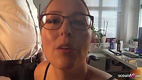 Hey, check this out! German mature step mom seduces nerd boy to ride her hard. Who’s filming this wild cowgirl action?