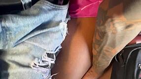 Is this tattooed teen ready for intense assfucking in lingerie?