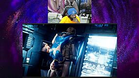 Jaheira's Bald Pussy and Ass Drilled Hard POV