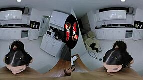 Beautiful Latina with Perfect Body and Big Tits Fucking in VR Reality