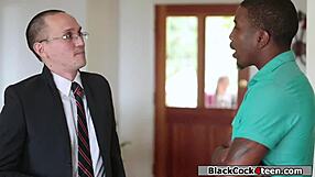 Hungarian babe rammed hard by black guy!