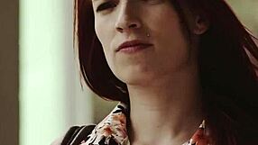 Eveline Dellai commands Leila Smith to be her slave with strapon