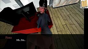 Moja nova družina 15 z velikimi joškami in ritko v službi