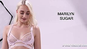 Marilyn Sugar takes big dick doggystyle