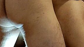 Naughty brazilian couple fucks with big tits and ass