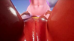 Valerie Visxen Meets Maya the Bird Girl for Hot Hentai Pussy Play